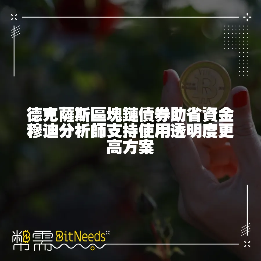 德克薩斯區塊鏈債券助省資金  穆迪分析師支援使用透明度更高方案