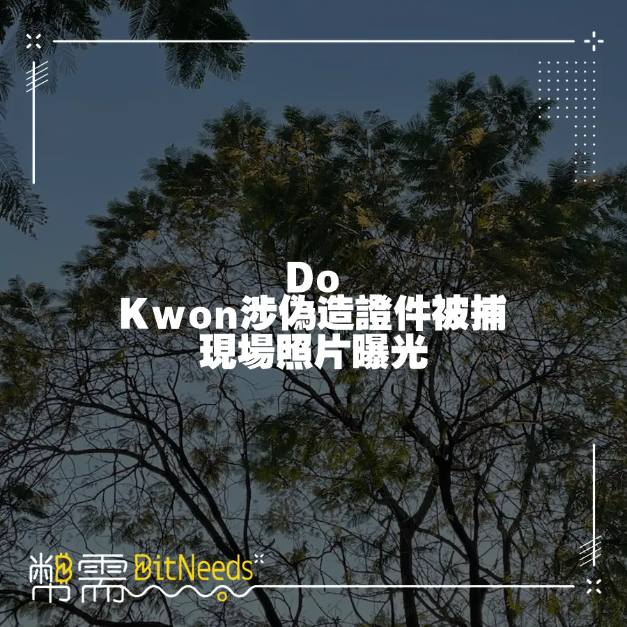 Do Kwon涉偽造證件被捕 現場照片曝光