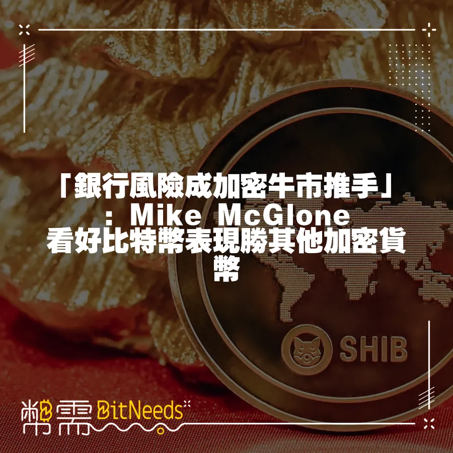 「銀行風險成加密牛市推手」：Mike McGlone看好比特幣表現勝其他加密貨幣