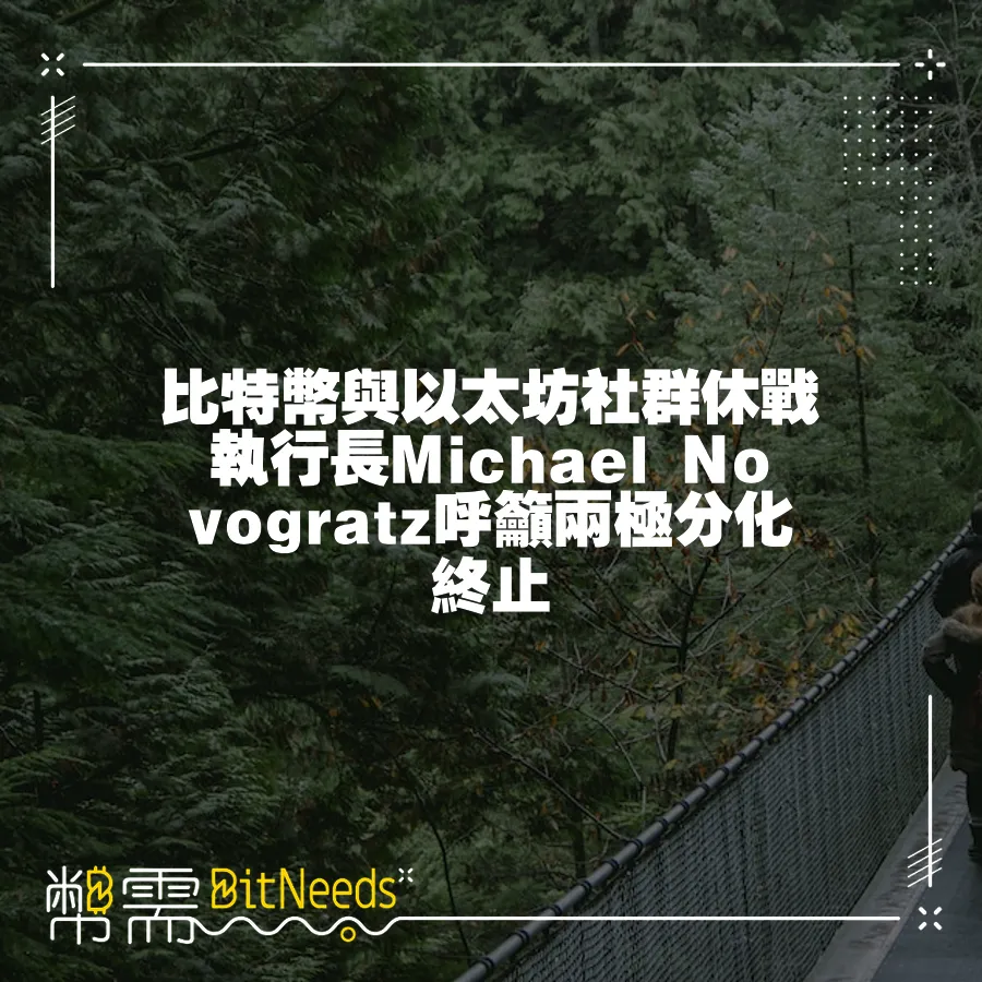 比特幣與以太坊社群休戰 執行長Michael Novogratz呼籲兩極分化終止