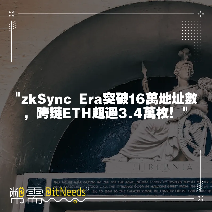  zkSync Era突破16萬地址數，跨鏈ETH超過3.4萬枚！ 