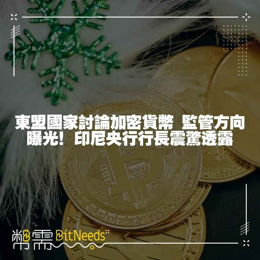 東盟國家討論加密貨幣 監管方向曝光！印尼央行行長震驚透露