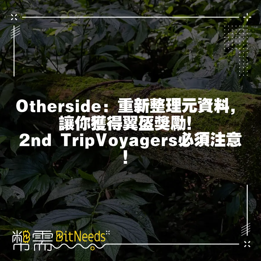 Otherside：重新整理元資料，讓你獲得翼盔獎勵！2nd TripVoyagers必須注意！