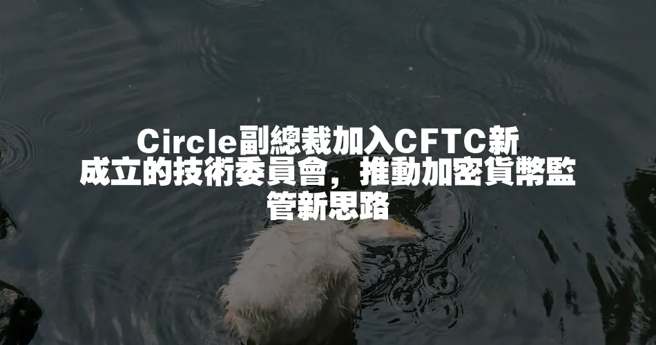 Circle副總裁加入CFTC新成立的技術委員會，推動加密貨幣監管新思路