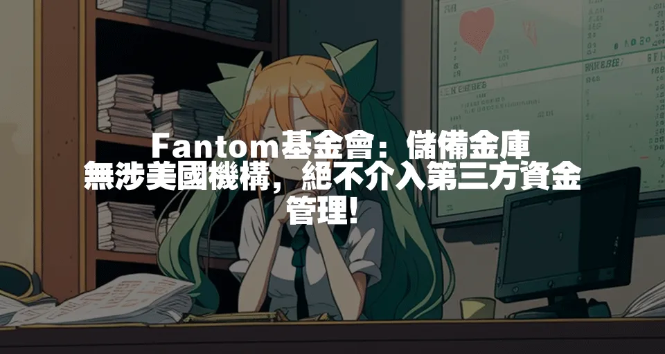 🔥 Fantom基金會：儲備金庫無涉美國機構，絕不介入第三方資金管理！