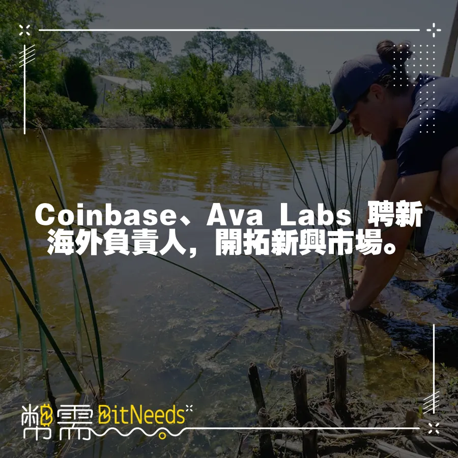 Coinbase、Ava Labs 聘新海外負責人，開拓新興市場。